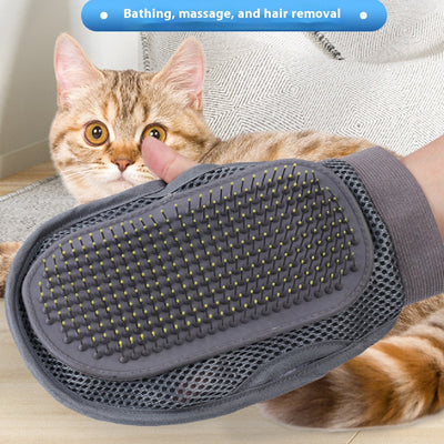 Guantes de Masaje y Baño para Mascotas con Peine Integrado