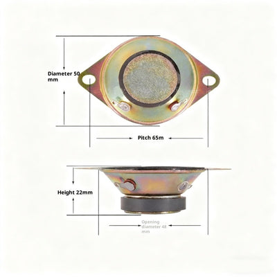 Tweeter de Cono de Papel 2 Pulgadas con 32 Imanes - Image 2