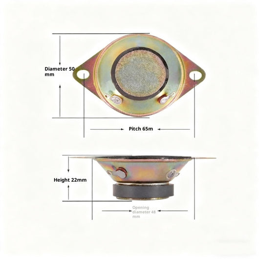 Tweeter de Cono de Papel 2 Pulgadas con 32 Imanes - Image 2