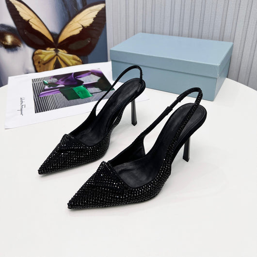 Tacones Altos de Aguja con Cristales para Niñas - Image 3