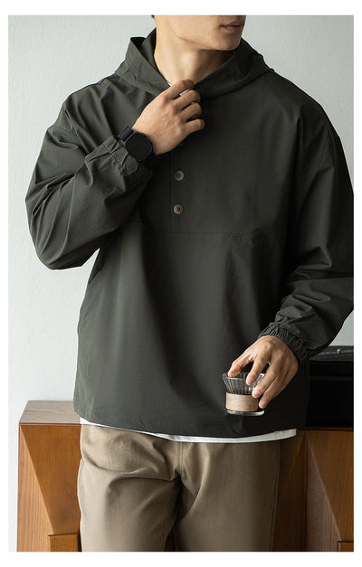 Chaqueta Impermeable de Montaña con Capucha para Hombre - Secado Rápido - Image 42