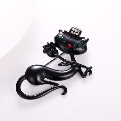 Broche Gato Negro de Lujo - Image 8