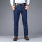 Men's Straight Thick Business Jeans - Autumn and Winter