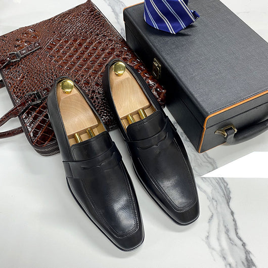 Mocasines de Cuero Italiano Clásico para Negocios - Image 18