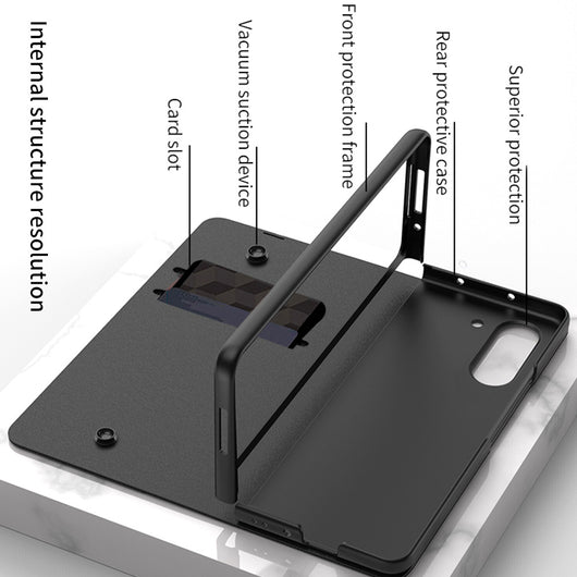 Funda de Cristal Protectora para Galaxy Z Fold5 - Diseño Flip Creativo - Image 3
