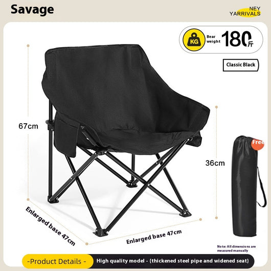 Silla de Camping Plegable con Respaldo Ergonómico - Image 7