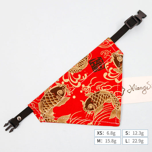 Pañuelo Triangular Navideño para Perros y Gatos - Collar Adorable Japonés - Image 11