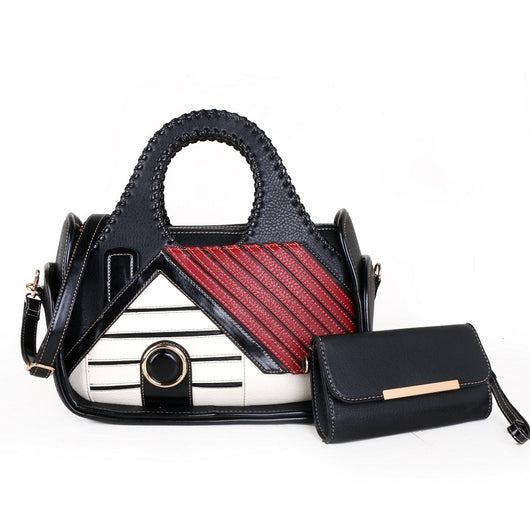 Bolsa Crossbody Patchwork Multicolor - Cartera Profesional de Hombro - Image 7