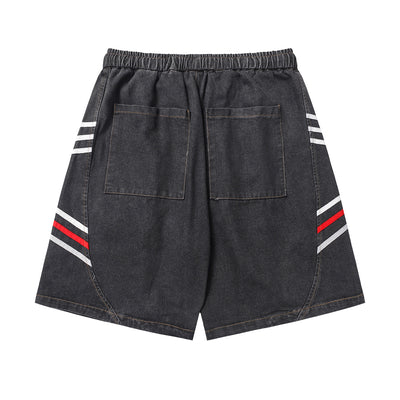 Shorts Denim Holgados Estilo Americano Lavado - Image 4
