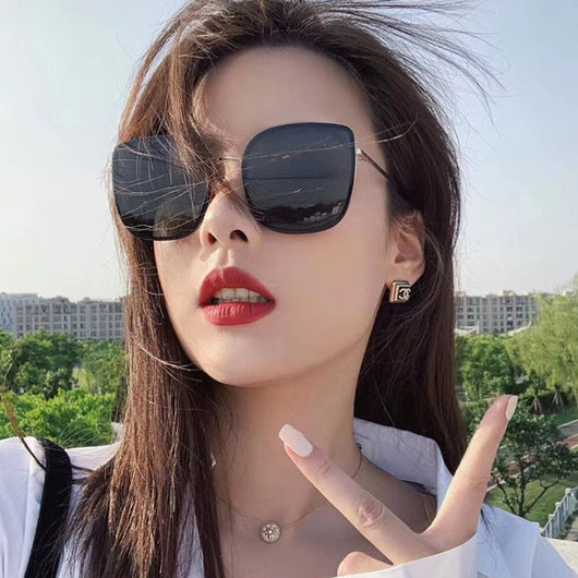 Gafas de Sol Circulares Metal Negro Estilo Trendy - Image 11