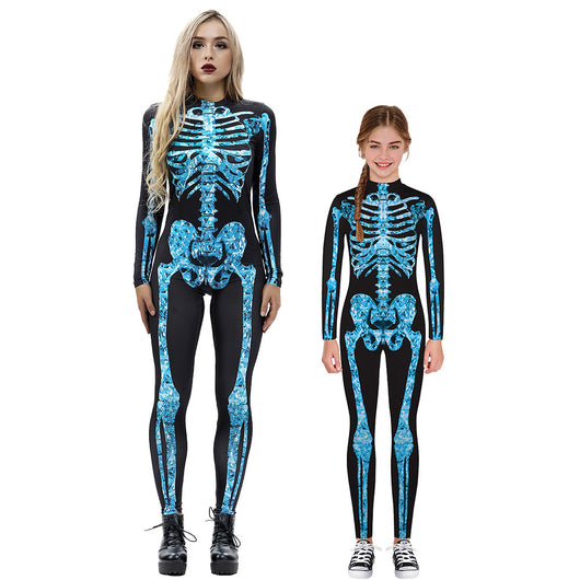 Jumpsuit Largo con Estampado 3D Esqueleto - Image 13