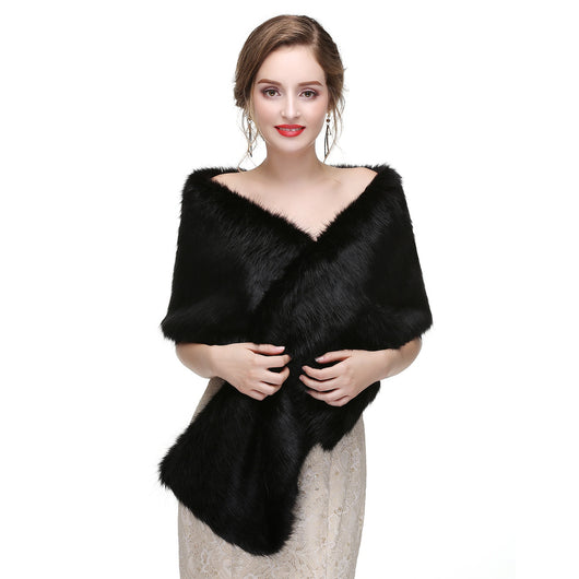 Estola de Piel de Zorro para Novia - Chal Elegante Invierno - Image 70