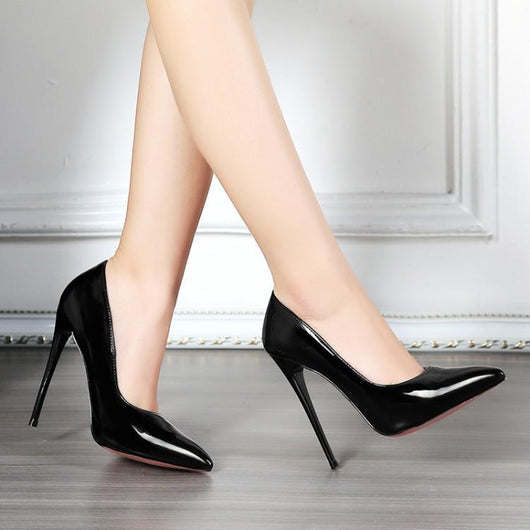 Tacones Stiletto Grandes para Mujer - Punta Aguda Talla Extra - Image 9