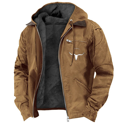 Chaqueta Hoodie Retro Casual para Hombre - Image 11