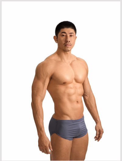 Shorts de Casa Tipo Bóxer en Seda de Hielo Cintura Baja para Hombre - Image 20