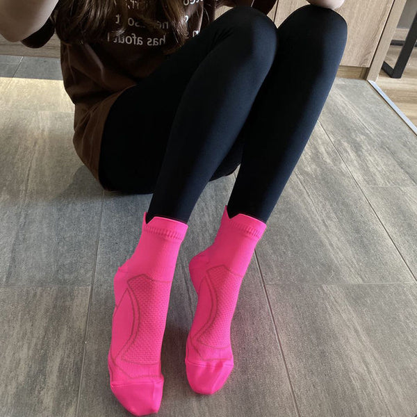 Calcetines Deportivos para Correr y Yoga - Pareja Unisex Tubo Corto