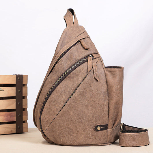 Bolsa de Pecho Retro para Hombre - Mochila Cruzada de Gran Capacidad - Image 15