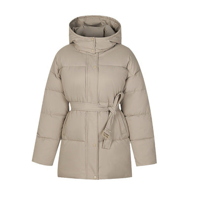Abrigo Acolchado Estilo Coreano con Capucha - Algodón Premium Británico - Image 5