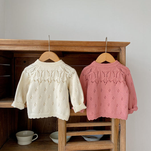 Chaqueta Tejida Calada para Niños - Diseño Versátil y Fresco - Image 18