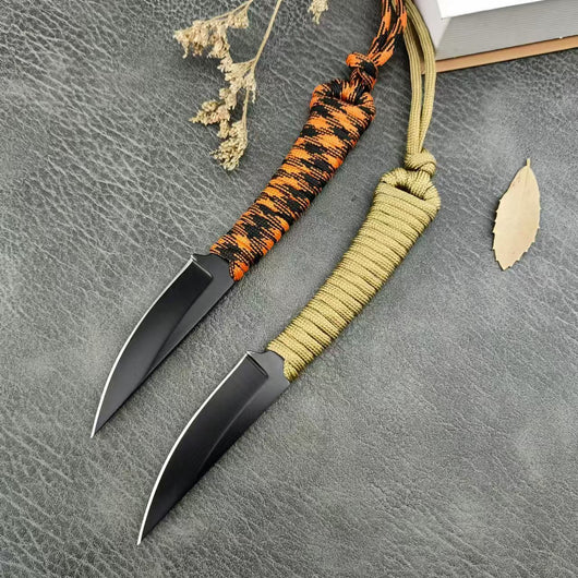Cuchillo de Supervivencia y Defensa Personal de Alta Dureza para Cortar Cuerda - Image 11