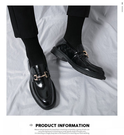 Mocasines Horsebit con Plataforma - Zapatos Formales de Lujo para Hombre - Image 19