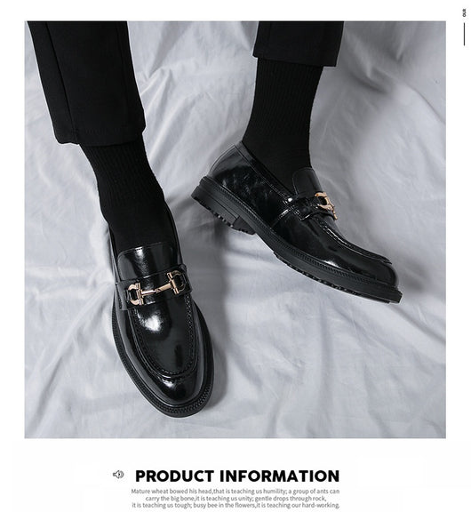 Mocasines Horsebit con Plataforma - Zapatos Formales de Lujo para Hombre - Image 19