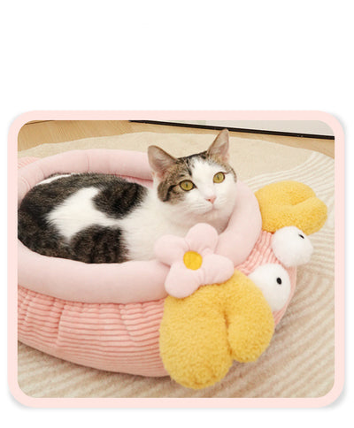 Cama Térmica Semiencerrada para Gatos y Perros - Nido Acogedor para Invierno - Image 5