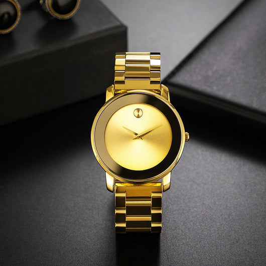 Reloj de Negocios Ultra Delgado para Hombre en Acero Inoxidable con Movimiento de Cuarzo - Image 6