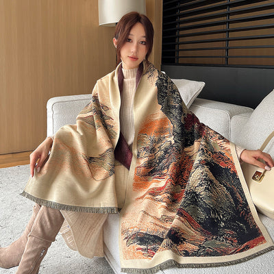 Pashmina Artificial Elegante - Chal de Moda con Estilo Premium - Image 9