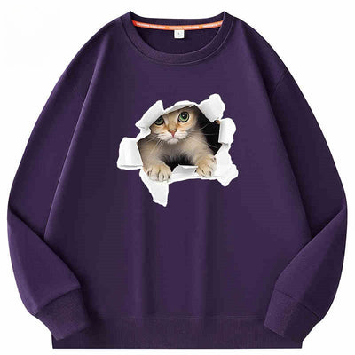 Playera Suelta de Cuello Redondo para Parejas - Algodón 100% Manga Larga - Image 7