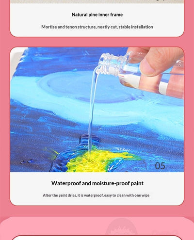Kit de Pintura Digital al Óleo 6 Piezas con Marco 15x20 - DIY - Image 17