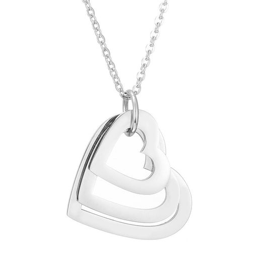 Collar Corazón de Melocotón Hueco en Acero Inoxidable Personalizado - Image 3