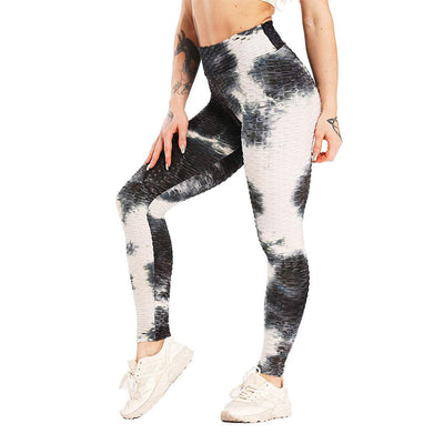 Pantalones de Chándal Tie-Dye Cintura Alta y Ajustados - Image 12