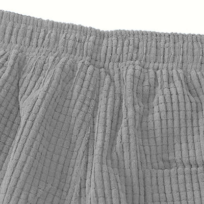 Pantalones Casuales Deportivos Tipo Waffle Gruesos para Otoño Invierno - Image 17