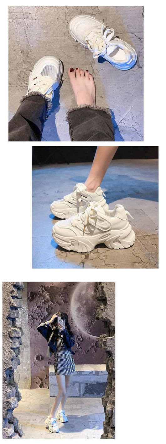 Zapatillas Deportivas Casuales con Plataforma Elevadora para Mujer - Image 21