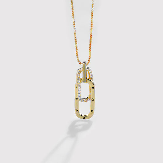 Collar Entrelazado Plata 925 Diseño Femenino Cadena Clavícula - Image 2