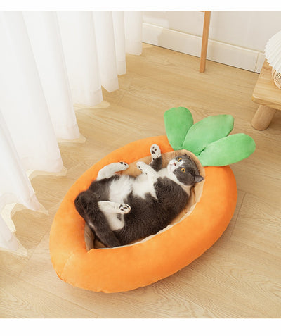 Tapete Doble Cara para Arenero de Gato Diseño Zanahoria Lavable y Removible - Image 7