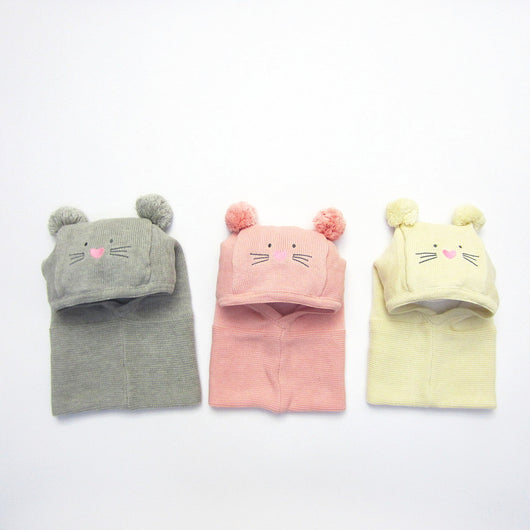 Set de Gorros Tejidos para Niños - Diseño Calicó Otoño e Invierno - Image 12