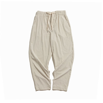 Pantalón de Pana Beige Cintura Ajustable - Image 8