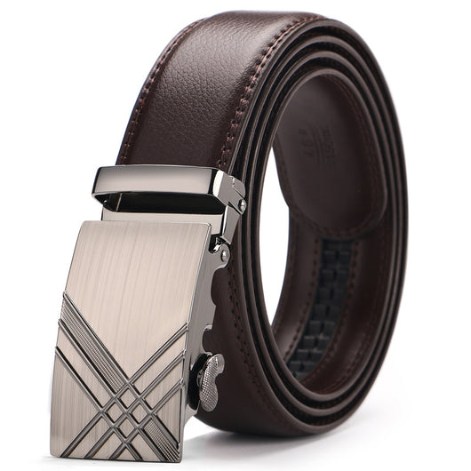 Cinturón de Cuero para Hombre con Hebilla Automática - Image 63