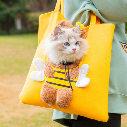 Bolsa de Lona para Mascotas Bee Out - Diseño Adorable