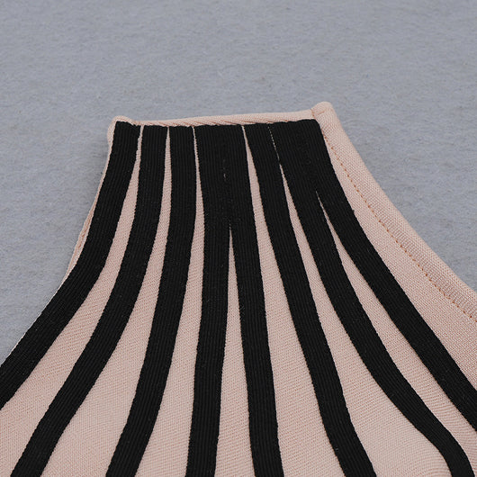 Falda Bandage Elegante con Detalle de Hombro Oblicuo y Abertura Lateral - Image 20