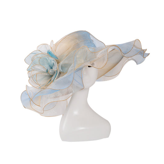 Sombrero Elegante Multicolor de Organza - Estilo Europeo y Estadounidense - Image 10