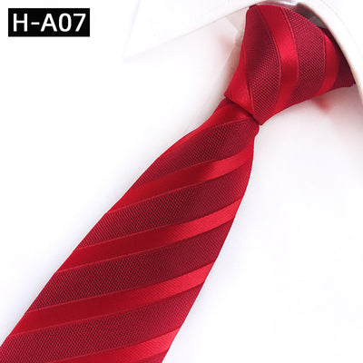 Corbata de Poliéster para Bodas y Celebraciones en Rojo - Image 9