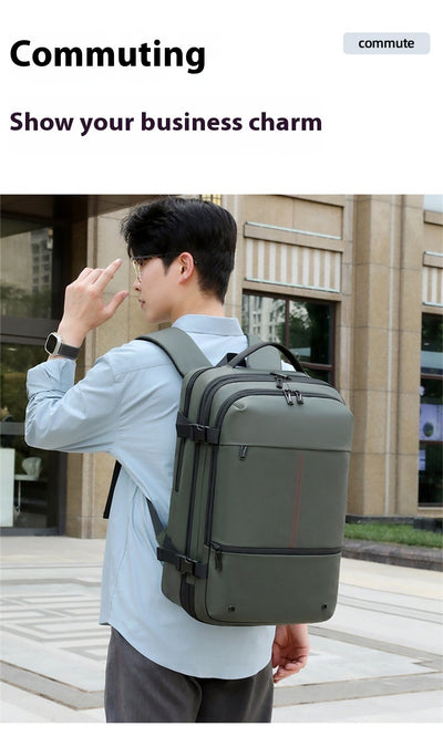 Mochila Ejecutiva de Compresión Inteligente Premium - Image 16
