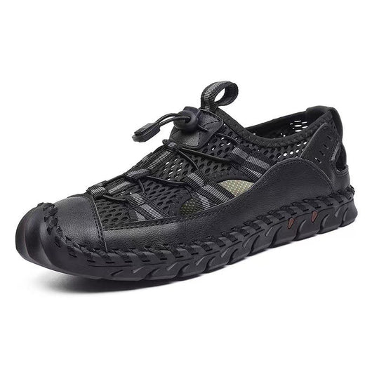 Sandalias Tejidas a Mano con Protección de Dedo - Cómodas y Seguras - Image 6