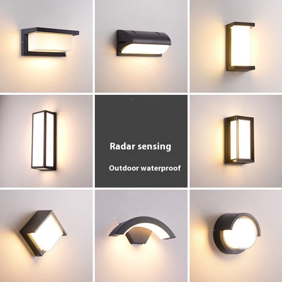 Lámpara de Pared LED Retro Impermeable para Exterior