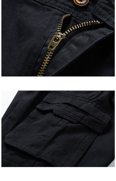 Pantalones Casuales de Algodón para Hombre - Corte Bermuda - Image 13