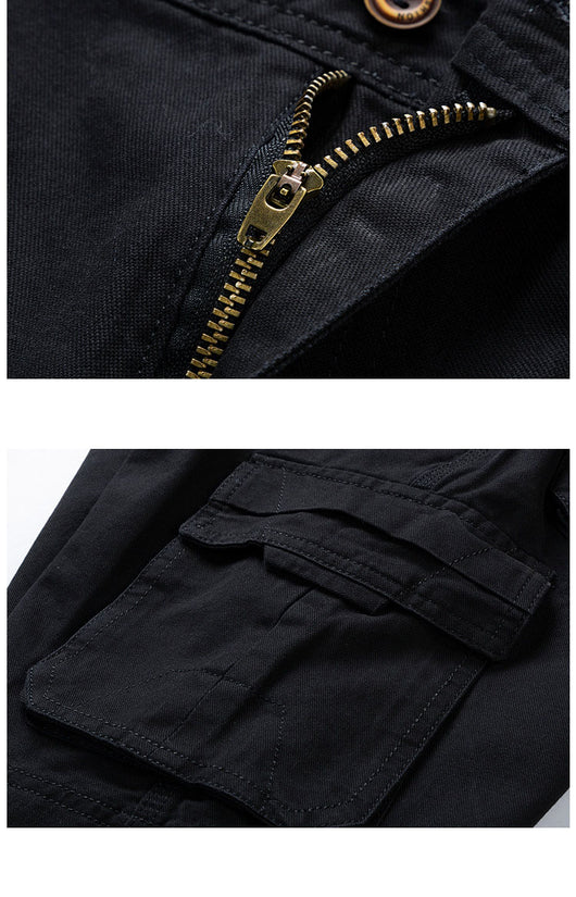 Pantalones Casuales de Algodón para Hombre - Corte Bermuda - Image 13