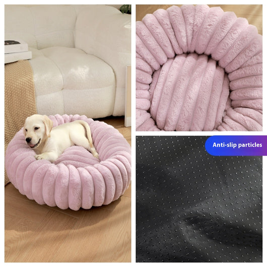 Cama Térmica Redonda de Felpa para Gatos y Perros - Nido Acogedor Invierno - Image 45